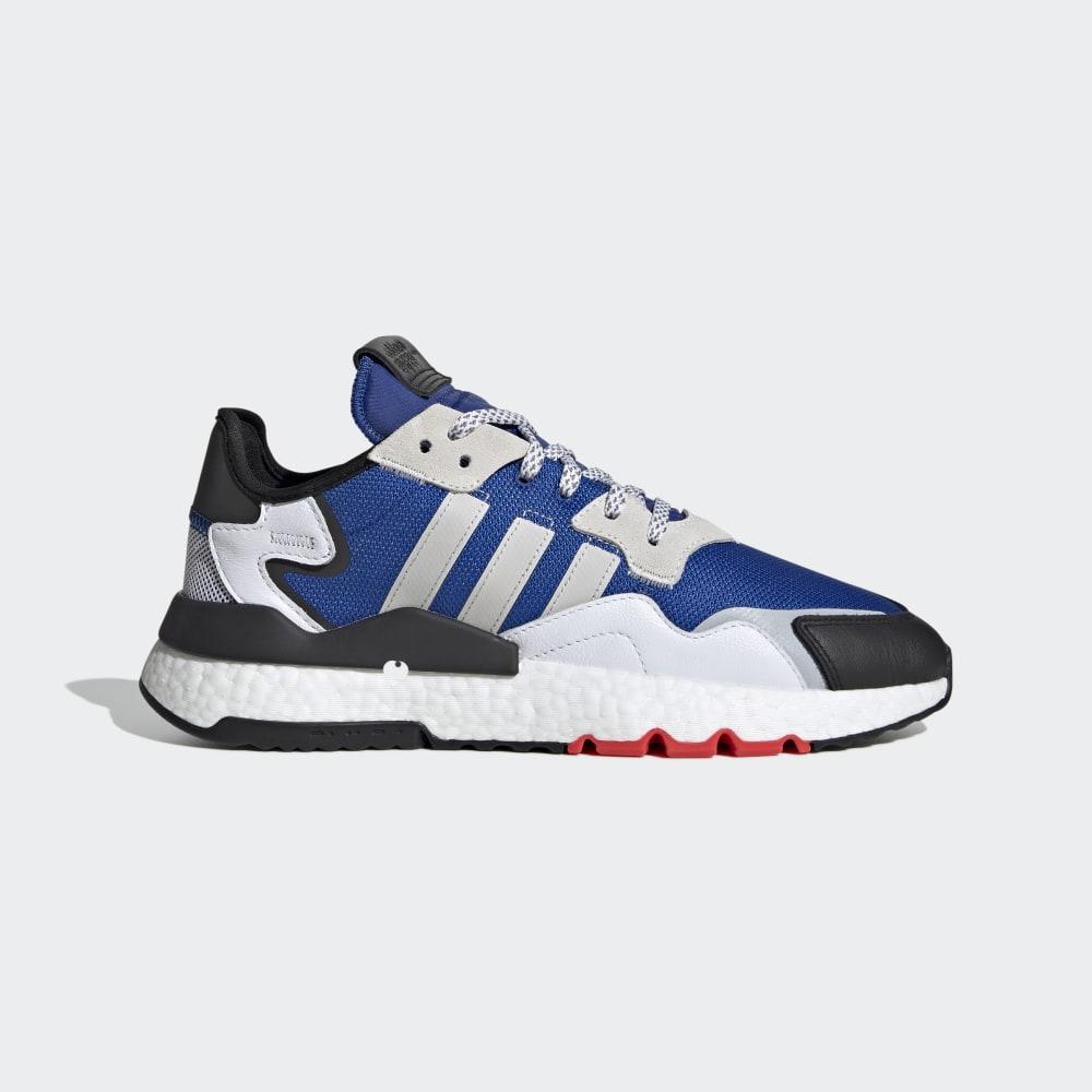 Adidas Men's Nite Jogger Originals Shoes Royal/Grey/White Ireland EH1294